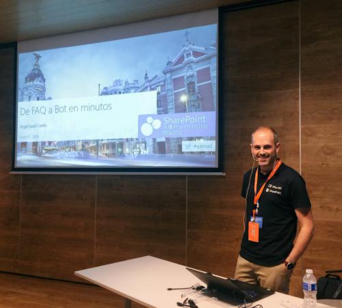 Fotografía evento Sharepoint Madrid 2